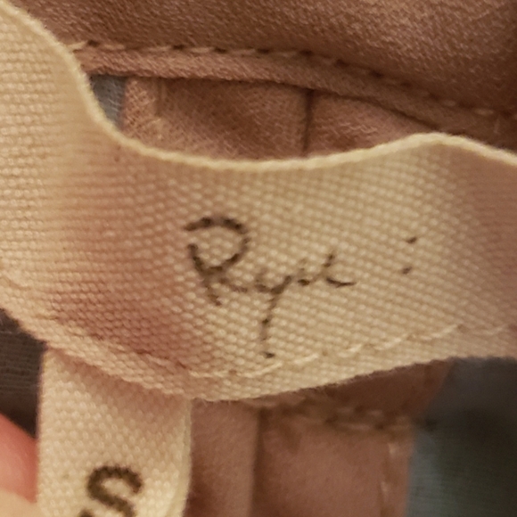 Ryu Anthropologie Lace/Chiffon 3 Bows Tank Blouse (S) - Picture 13 of 15